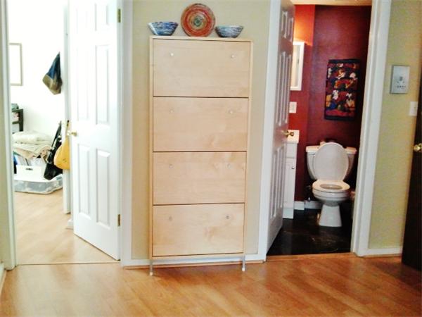 516 Green Street, Unit 1D Cambridge, MA 02139 - Photo 13 of 13 a view of a hallway with front door