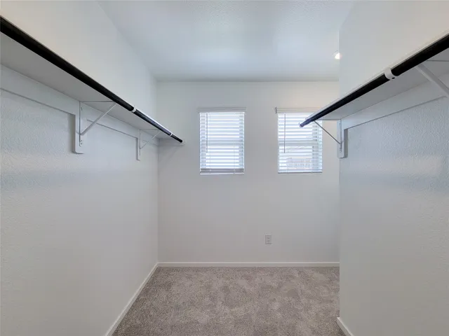 a view of a window in an empty room