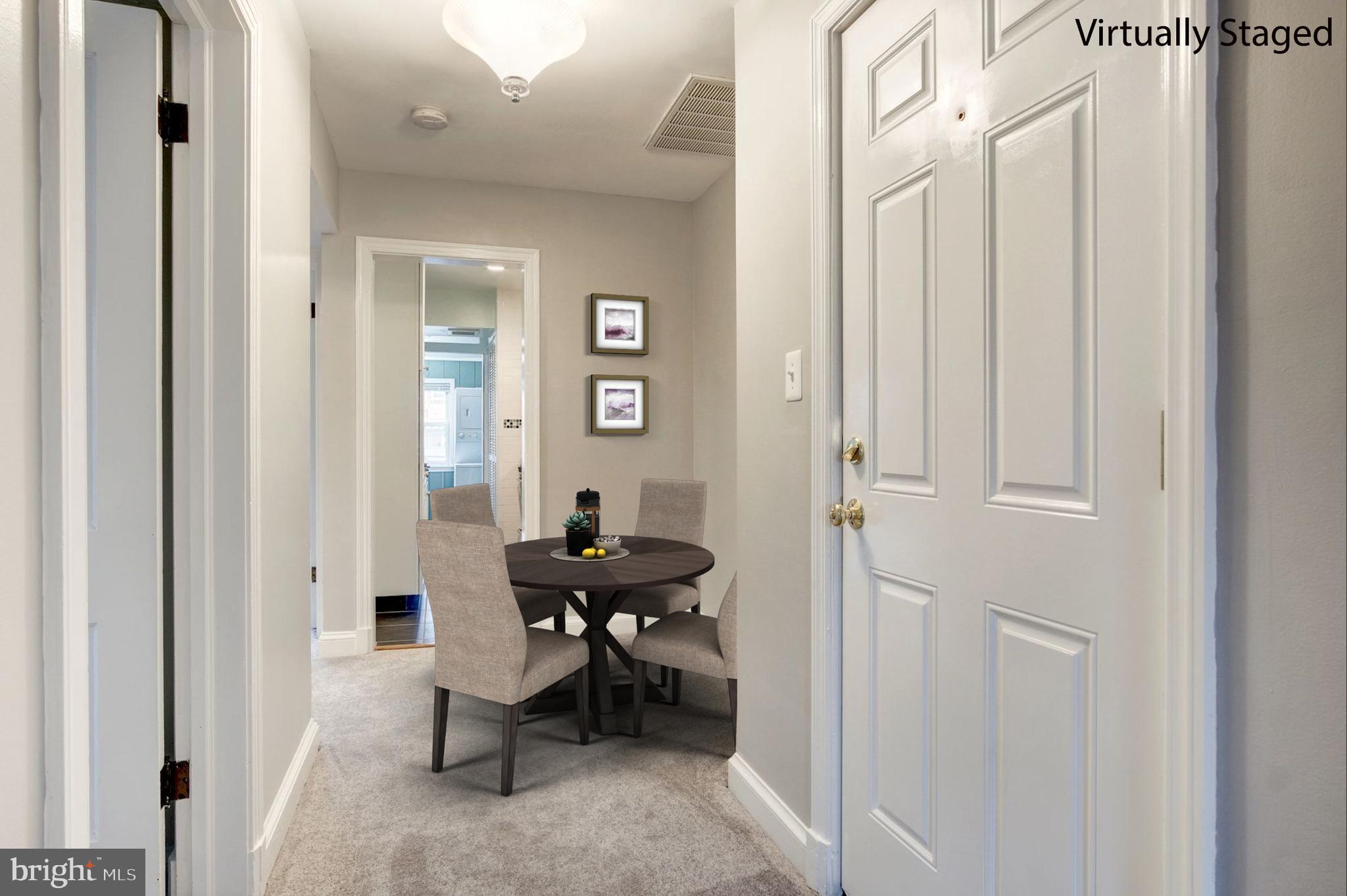 2335 40th Street Northwest, Unit 3 Washington, DC 20007 - Photo 5 of 22 Entry leads to Dining Room