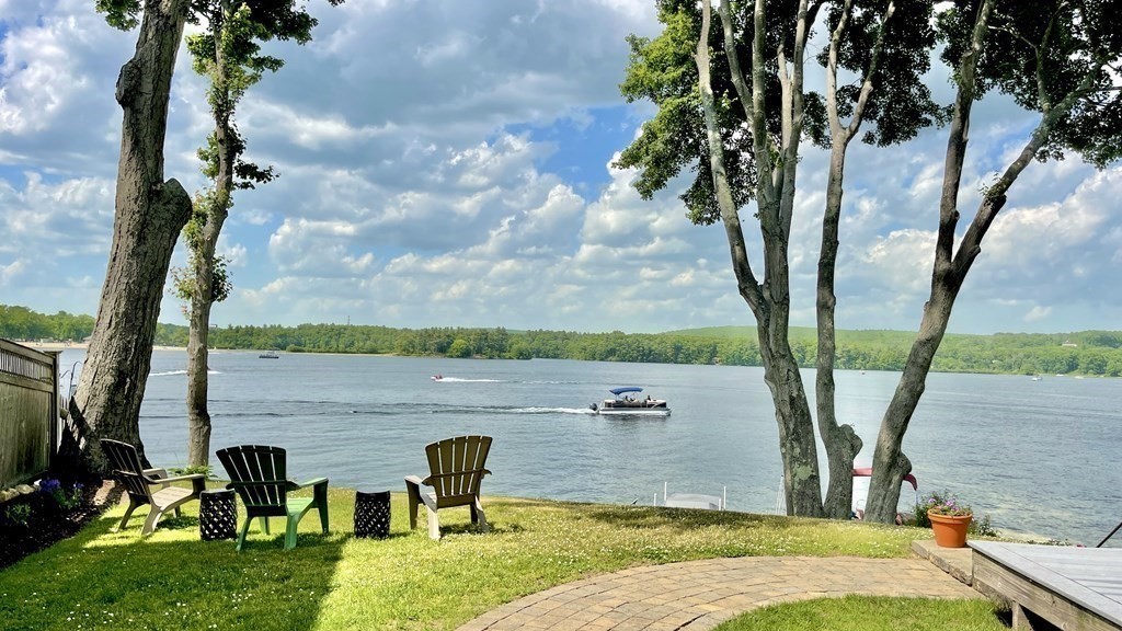294 Killdeer Road Webster, MA 01570 - Photo 38 of 42 a view of a lake with a yard