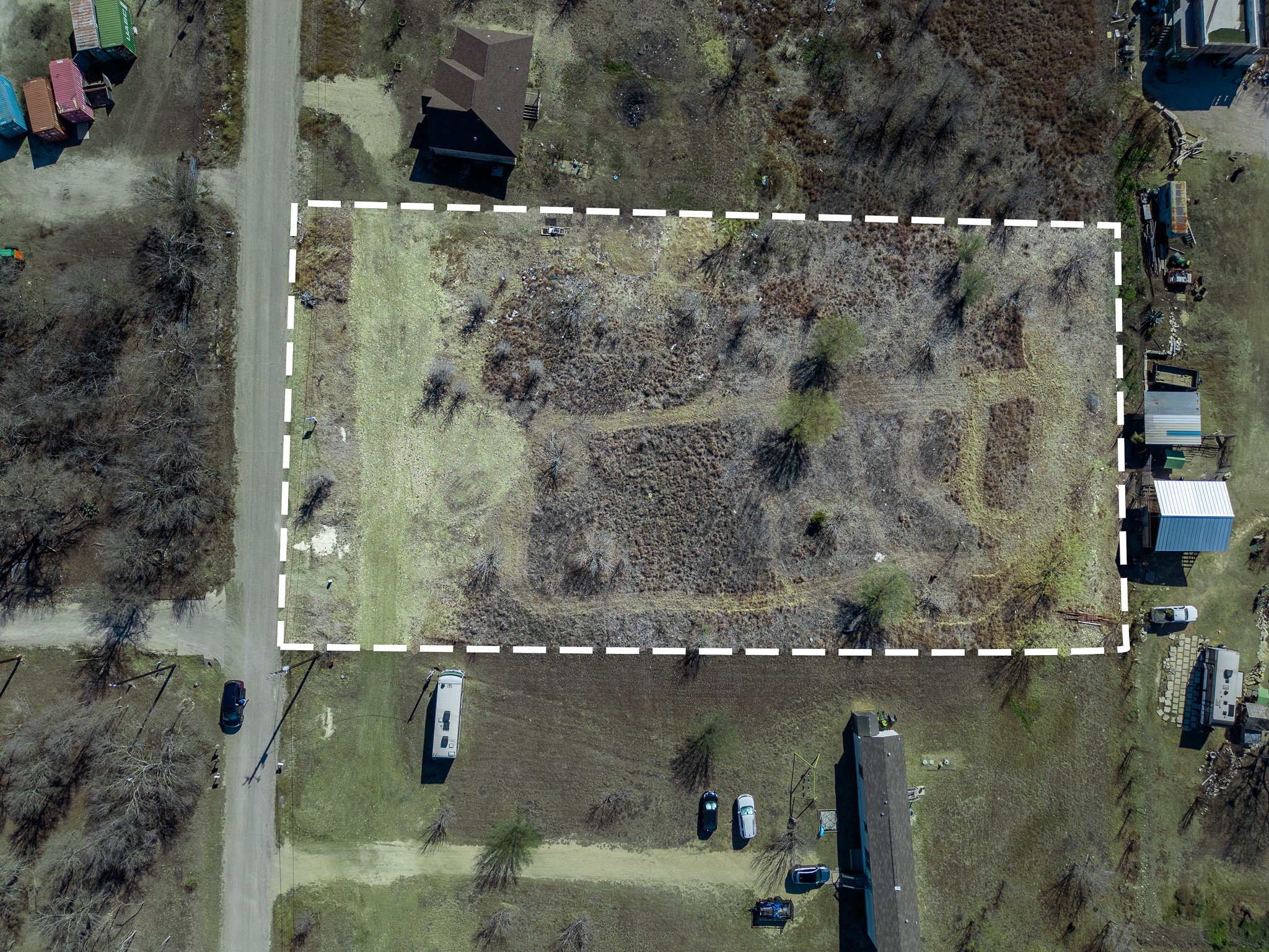 Lot #3 Engelke Road Kyle, TX 78640 - Photo 6 of 8 an aerial view of a residential houses with outdoor space
