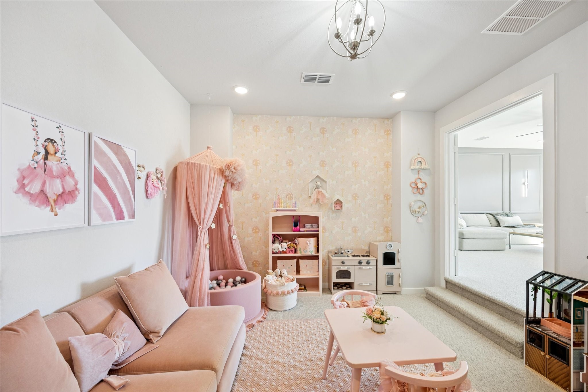 21507 Flowerhead Way Cypress, TX 77433 - Photo 36 of 50 Second Floor Media Room - being used as a play room, Flex Space #3!