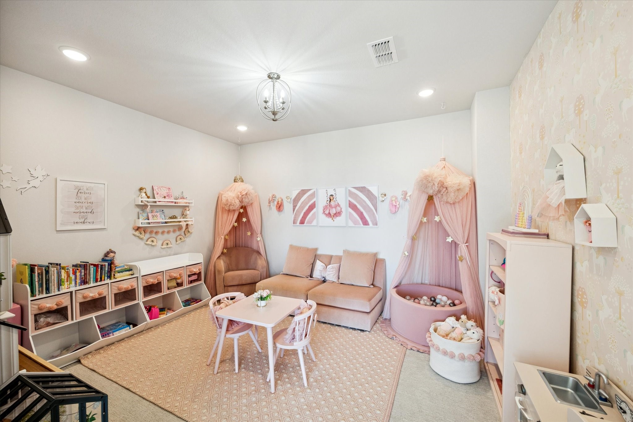21507 Flowerhead Way Cypress, TX 77433 - Photo 37 of 50 Second Floor Media Room - being used as a play room, Flex Space #3!