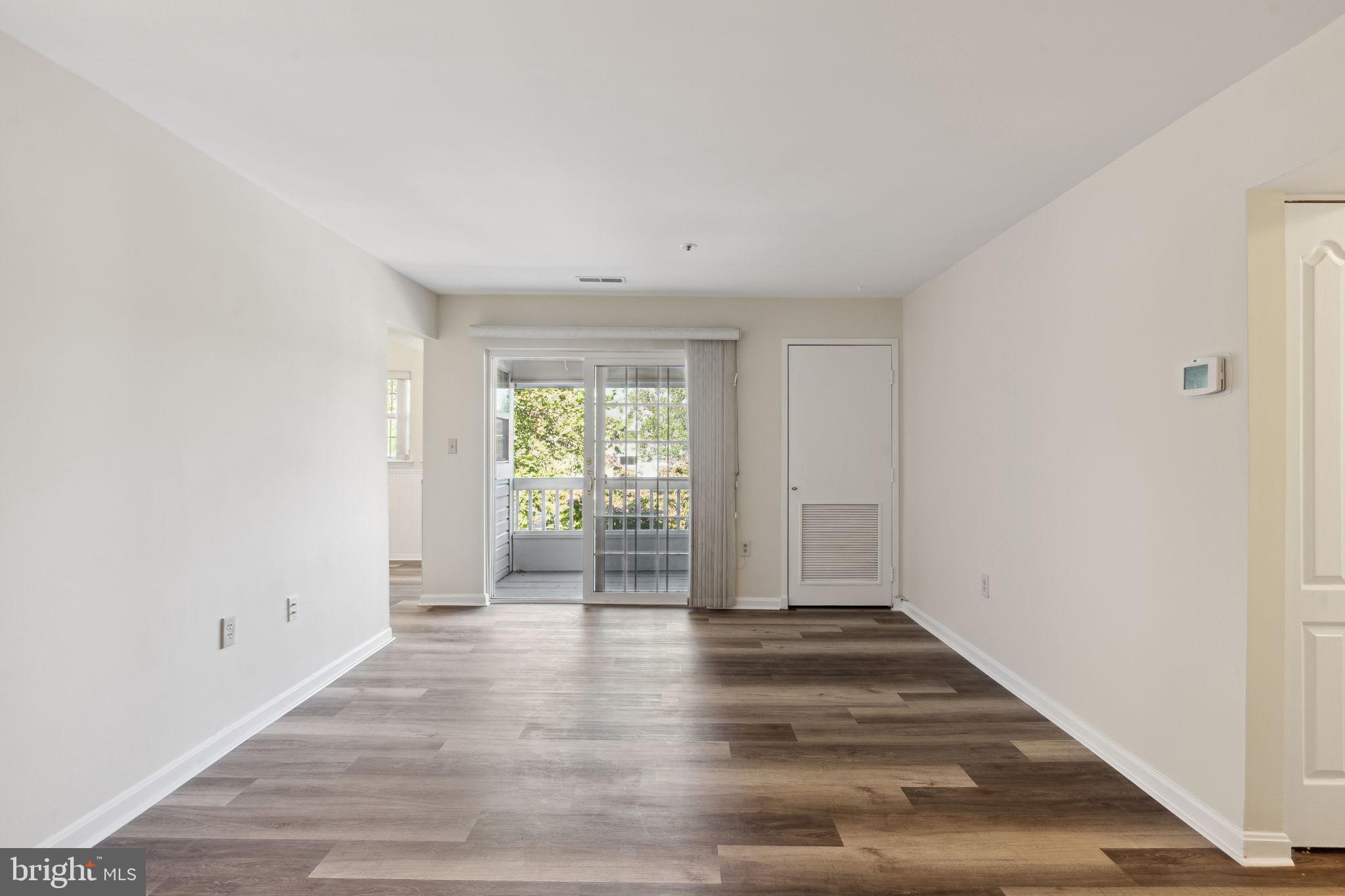 Living room with sliders to balcony