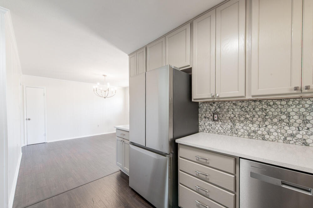 335 Indian Trail Augusta, GA 30907 - Photo 6 of 24 a kitchen with a refrigerator and cabinets