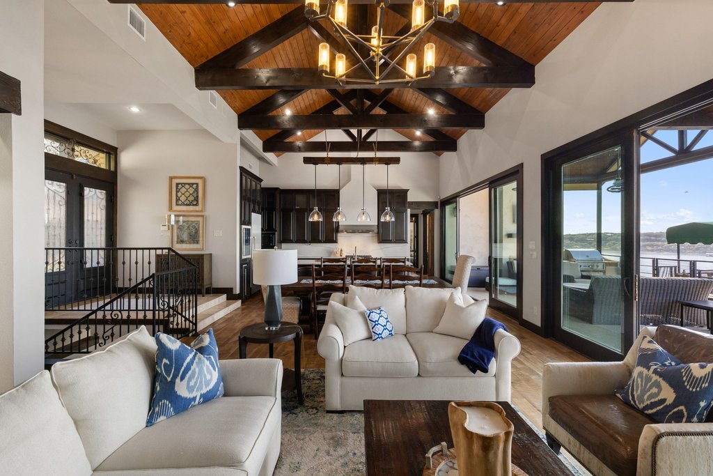 1606 Buffalo Gap Road Austin, TX 78734 - Photo 15 of 40 a living room with furniture and a large window