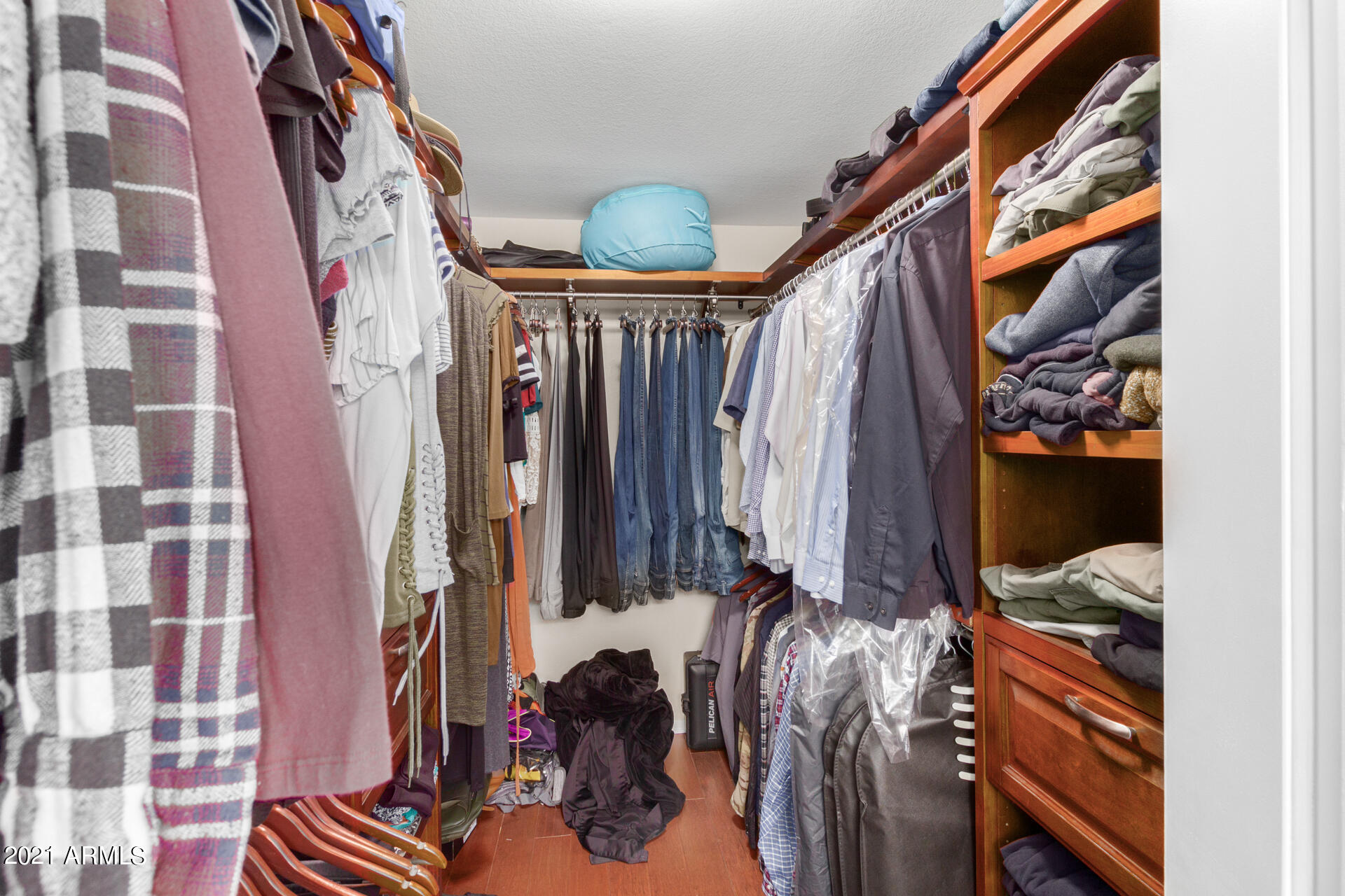 1250 South Palm Street Gilbert, AZ 85296 - Photo 24 of 45 a view of walk in closet with clothes and shoes