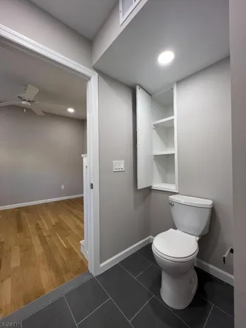 a bathroom with a toilet