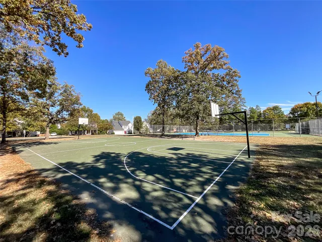a view of a basketball court