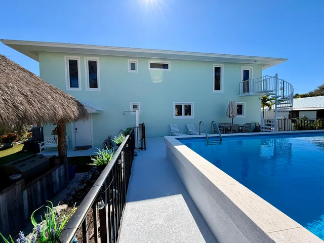 a view of balcony and deck