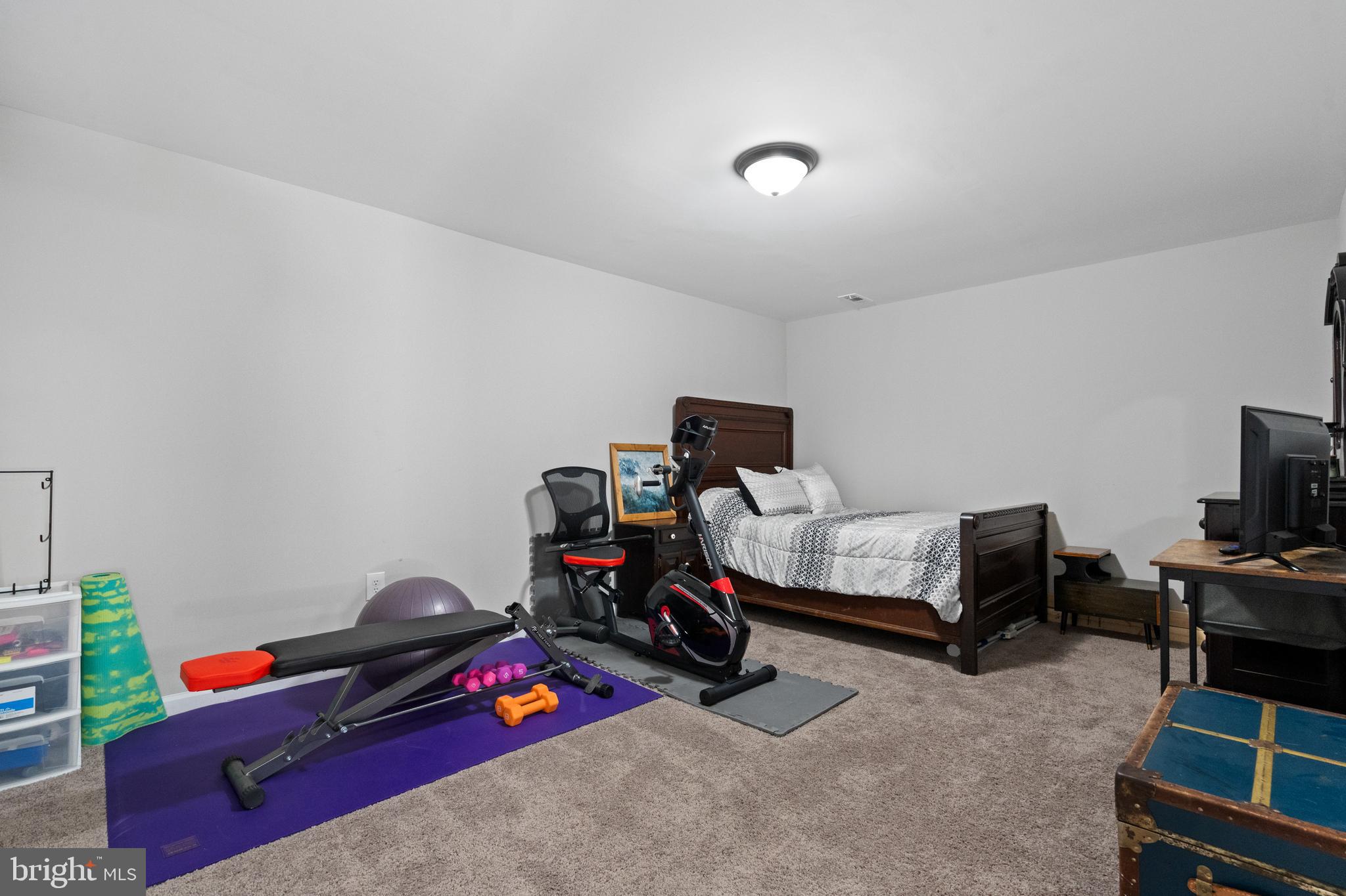 44 Hamstead Road Fredericksburg, VA 22405 - Photo 45 of 53 a bedroom with furniture and a flat screen tv