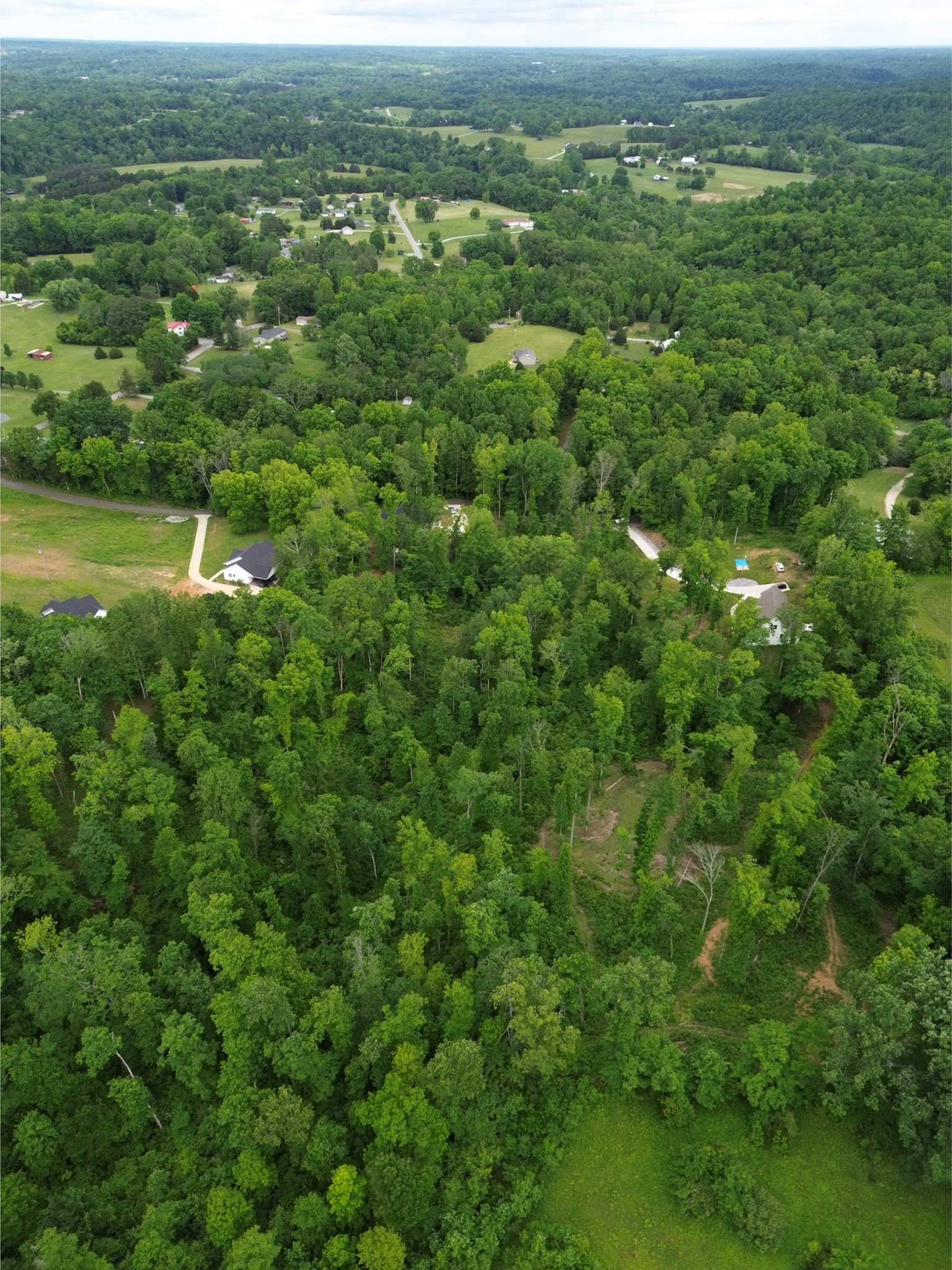 514 Doy Road White Bluff, TN 37187 - Photo 43 of 57 an aerial view of residential houses with outdoor space and trees