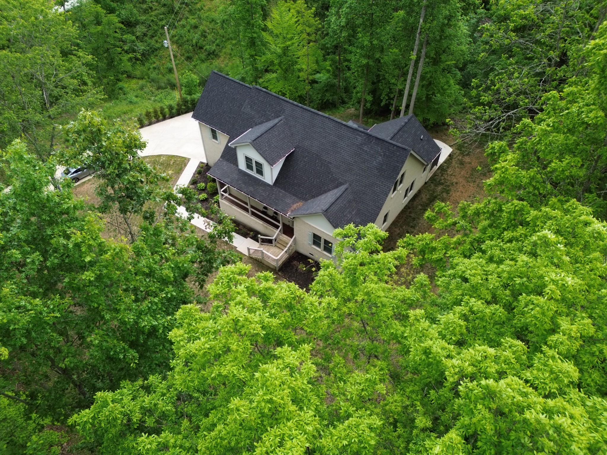514 Doy Road White Bluff, TN 37187 - Photo 56 of 57 an aerial view of a house with a yard