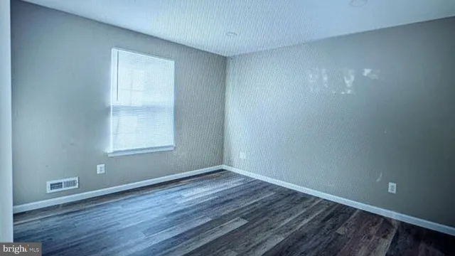 wooden floor in an empty room