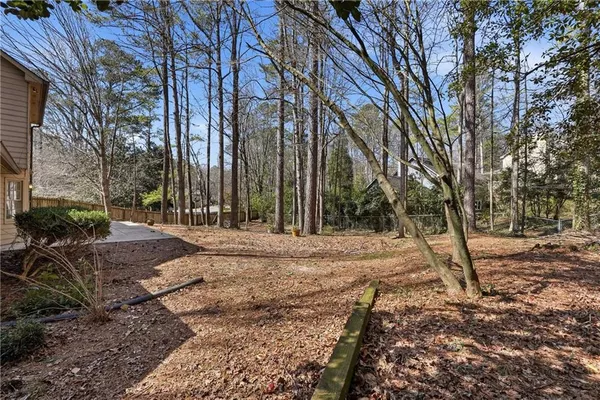 a view of road with trees