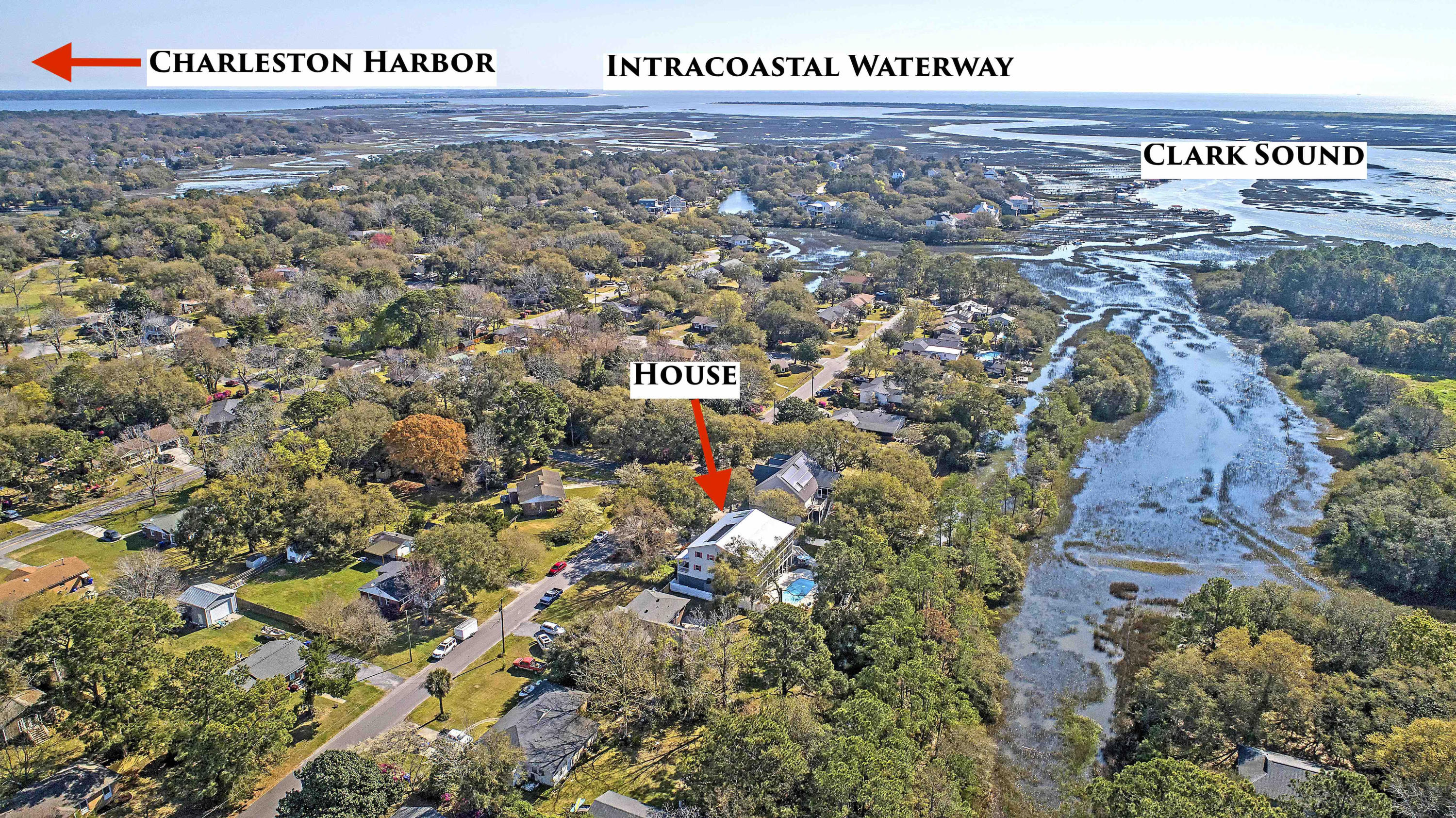 719 Windward Road Charleston, SC 29412 - Photo 2 of 33 Aerial views