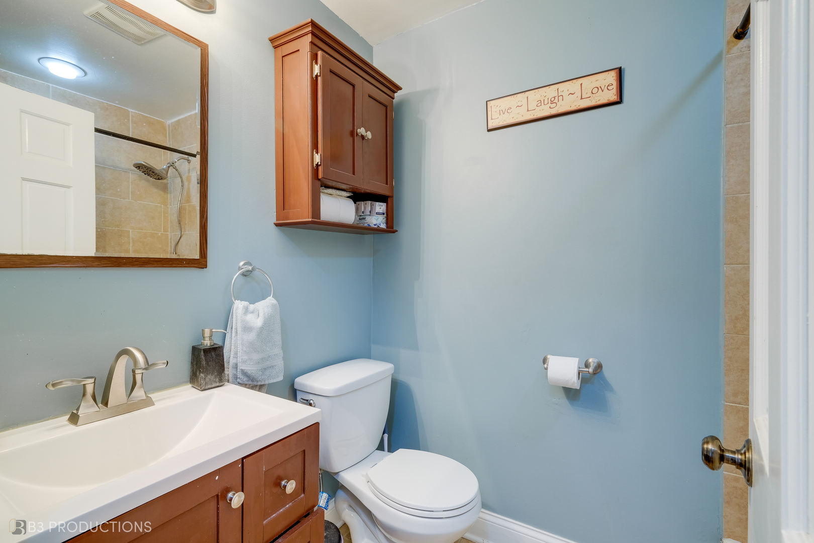 1415 South Chestnut Drive Mount Prospect, IL 60056 - Photo 13 of 15 a bathroom with a toilet a sink and mirror