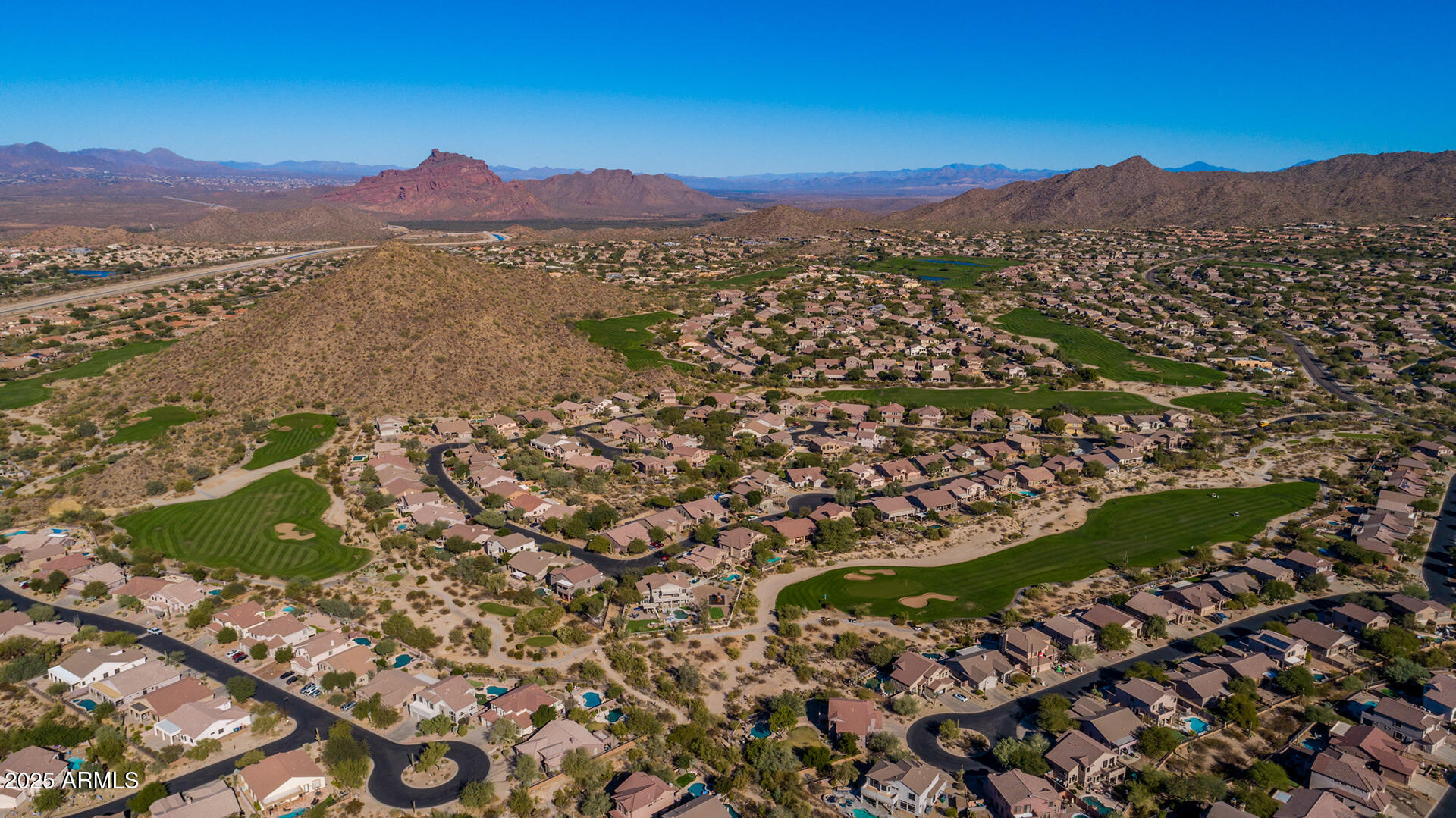 4037 North Pinnacle Hills Circle Mesa, AZ 85207 - Photo 109 of 195 a view of a city with a lake