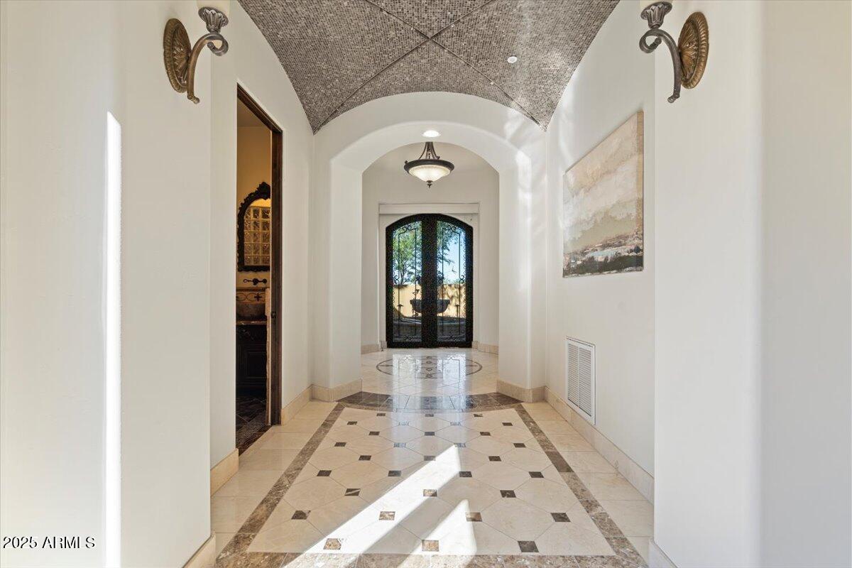 4037 North Pinnacle Hills Circle Mesa, AZ 85207 - Photo 13 of 195 a view of a hallway with wooden floor