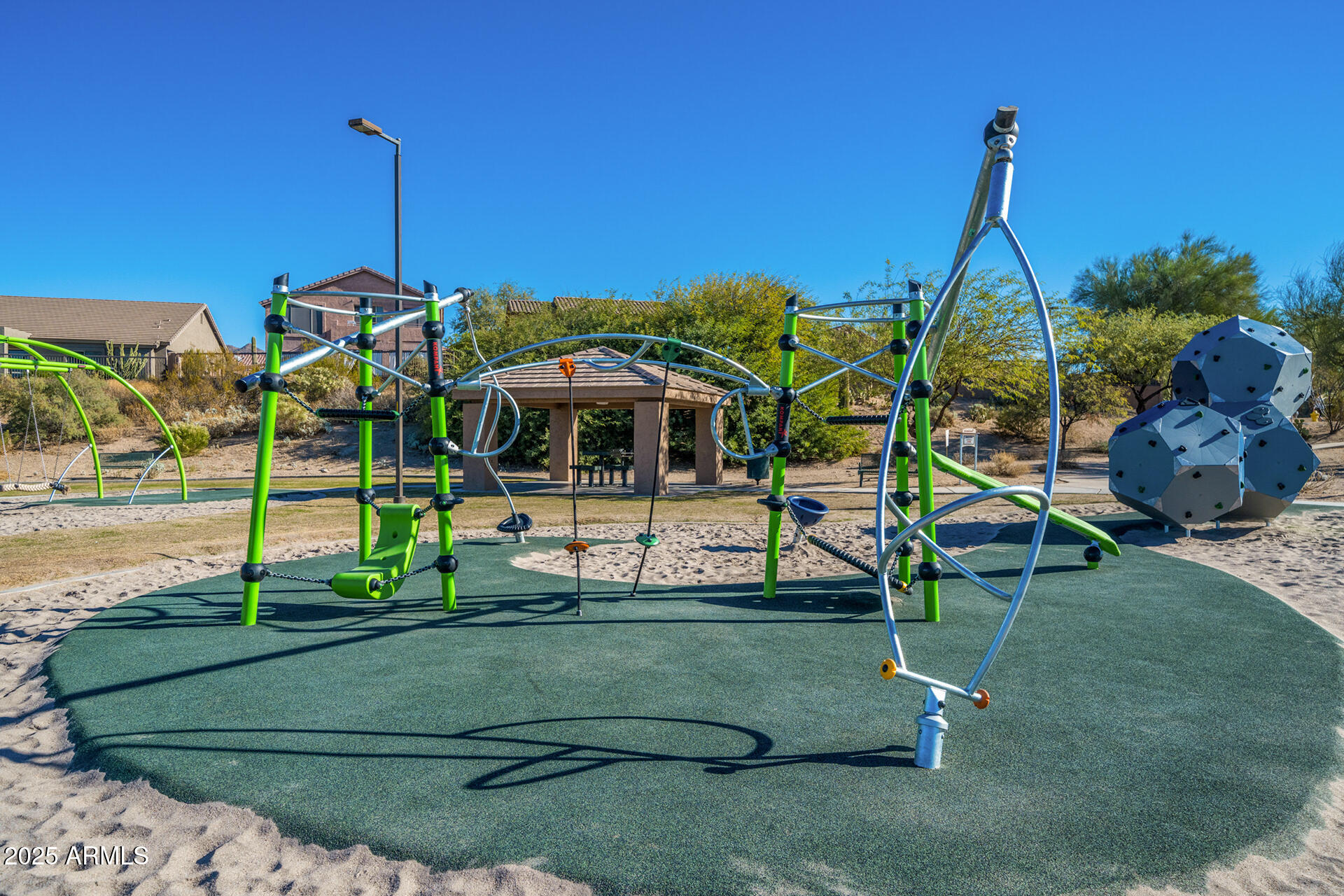4037 North Pinnacle Hills Circle Mesa, AZ 85207 - Photo 192 of 195 a view of a park with iron fence