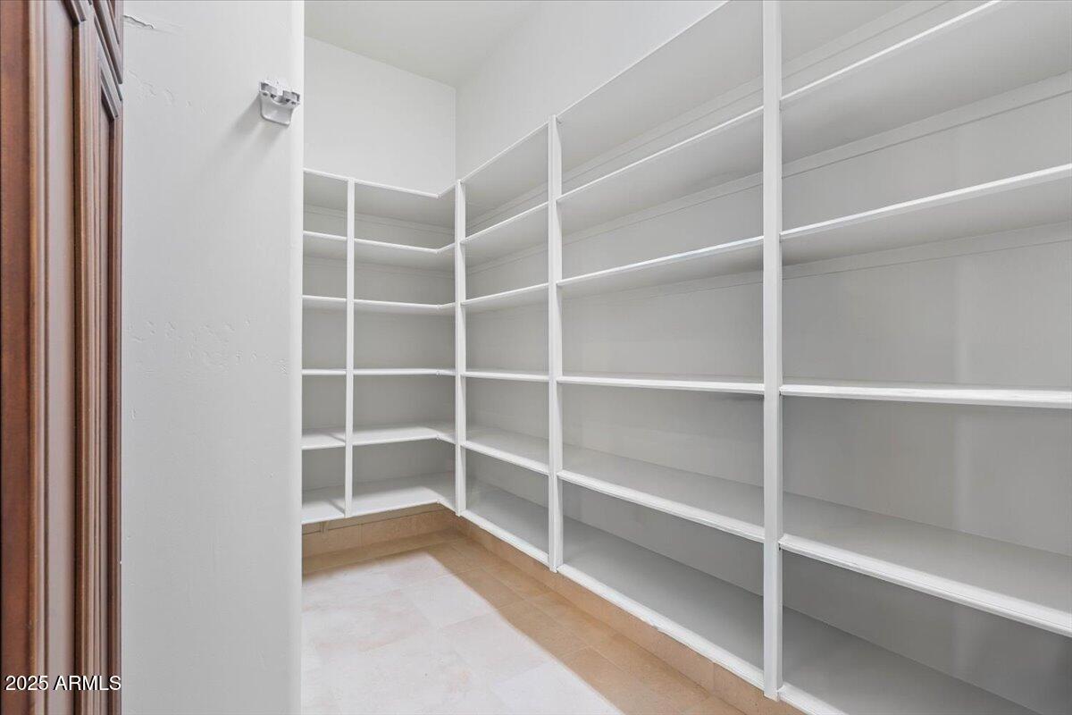 4037 North Pinnacle Hills Circle Mesa, AZ 85207 - Photo 41 of 195 a view of walk in closet with empty racks