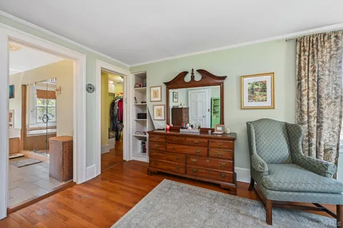 a bed room with a bed and a couch