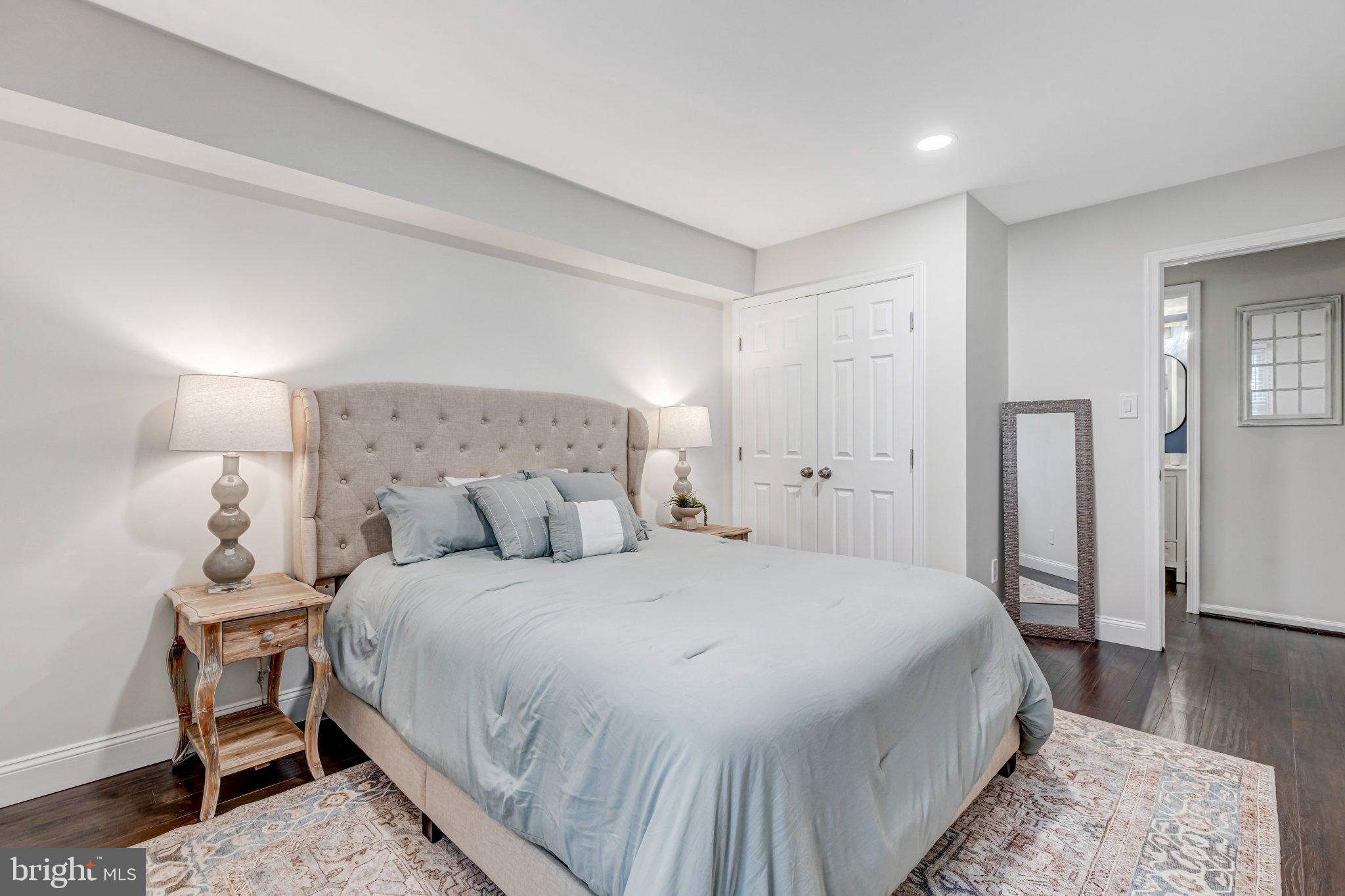 8619 Nanlee Drive Springfield, VA 22152 - Photo 41 of 73 Serene bedroom with modern elegance.