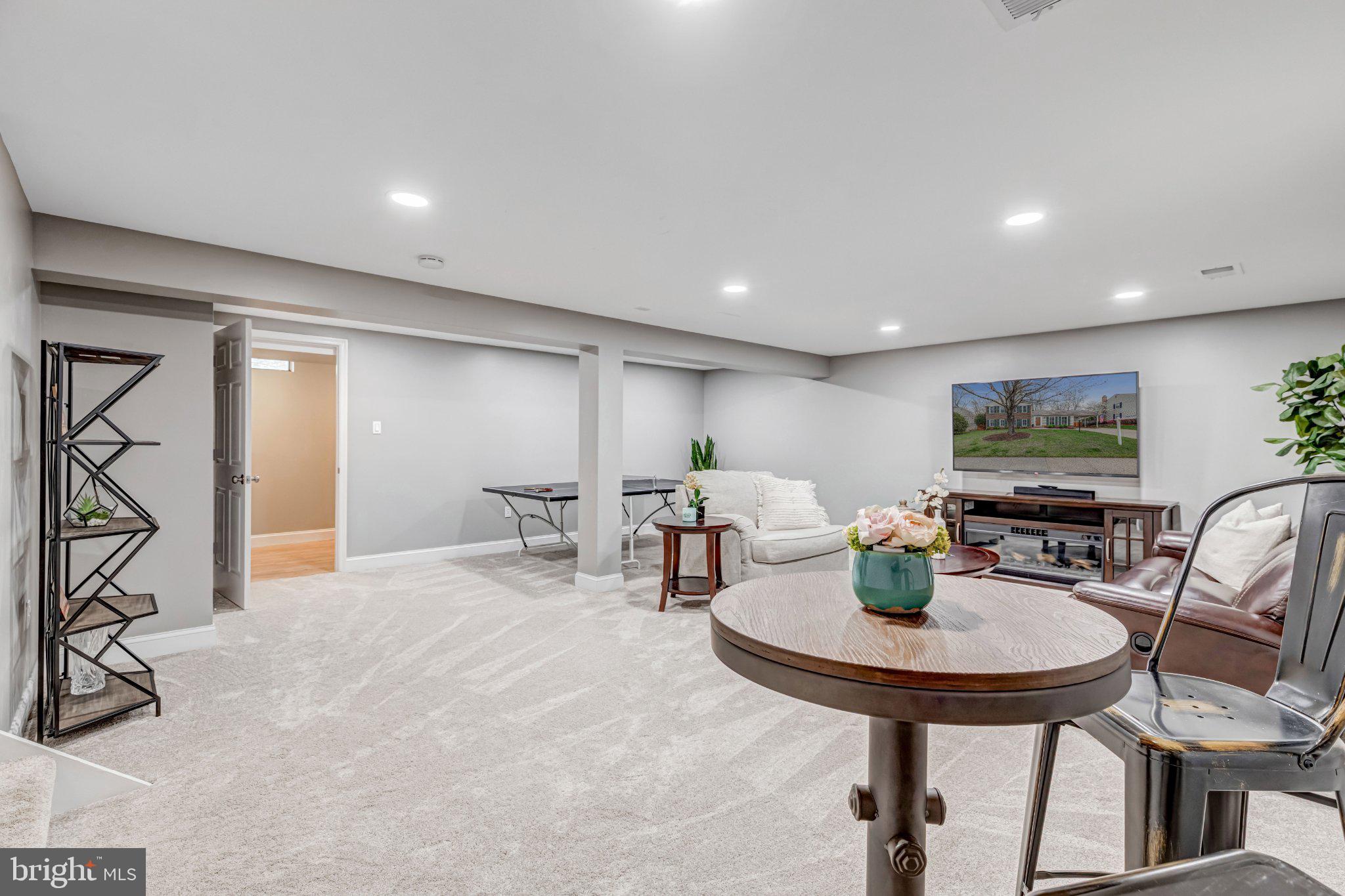 8619 Nanlee Drive Springfield, VA 22152 - Photo 48 of 73 Spacious, modern basement retreat.
