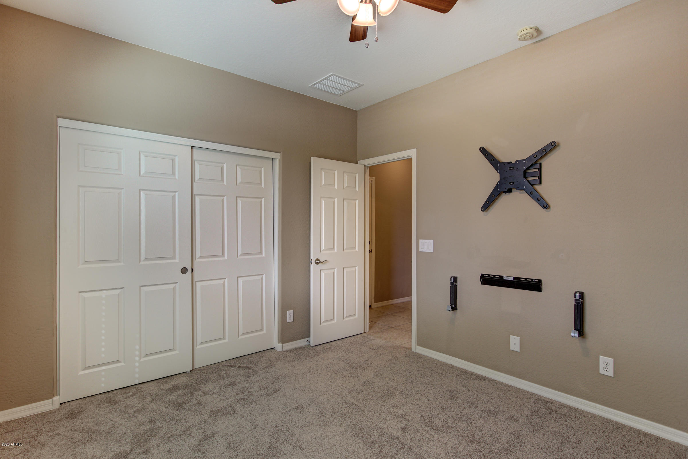 2625 West Beautiful Lane Phoenix, AZ 85041 - Photo 14 of 27 Bedroom 2 w/ TV Mount