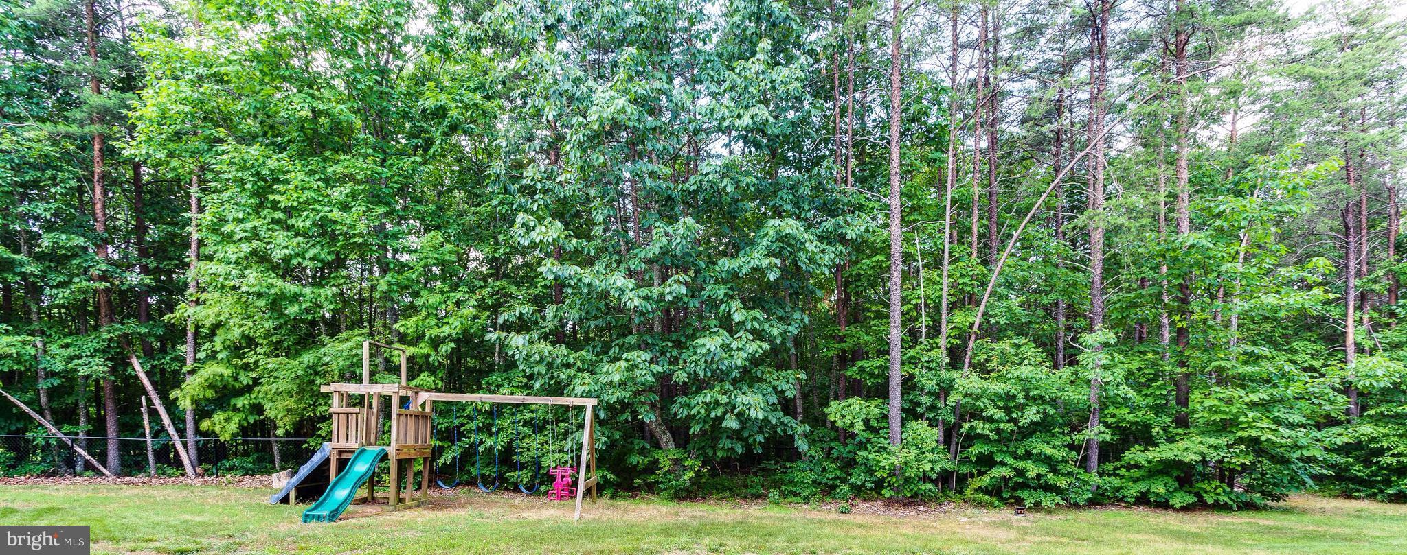 11037 Post Oak Road Spotsylvania, VA 22551 - Photo 29 of 30 Swing Set within partially fenced yard