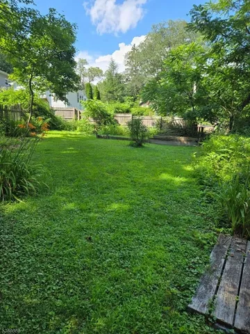 a view of yard with green space