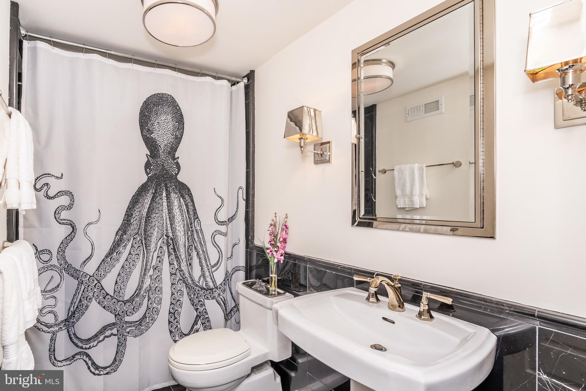 184 Old River Road Arnold, MD 21012 - Photo 38 of 64 Nero Marquino Bath w heated floor!