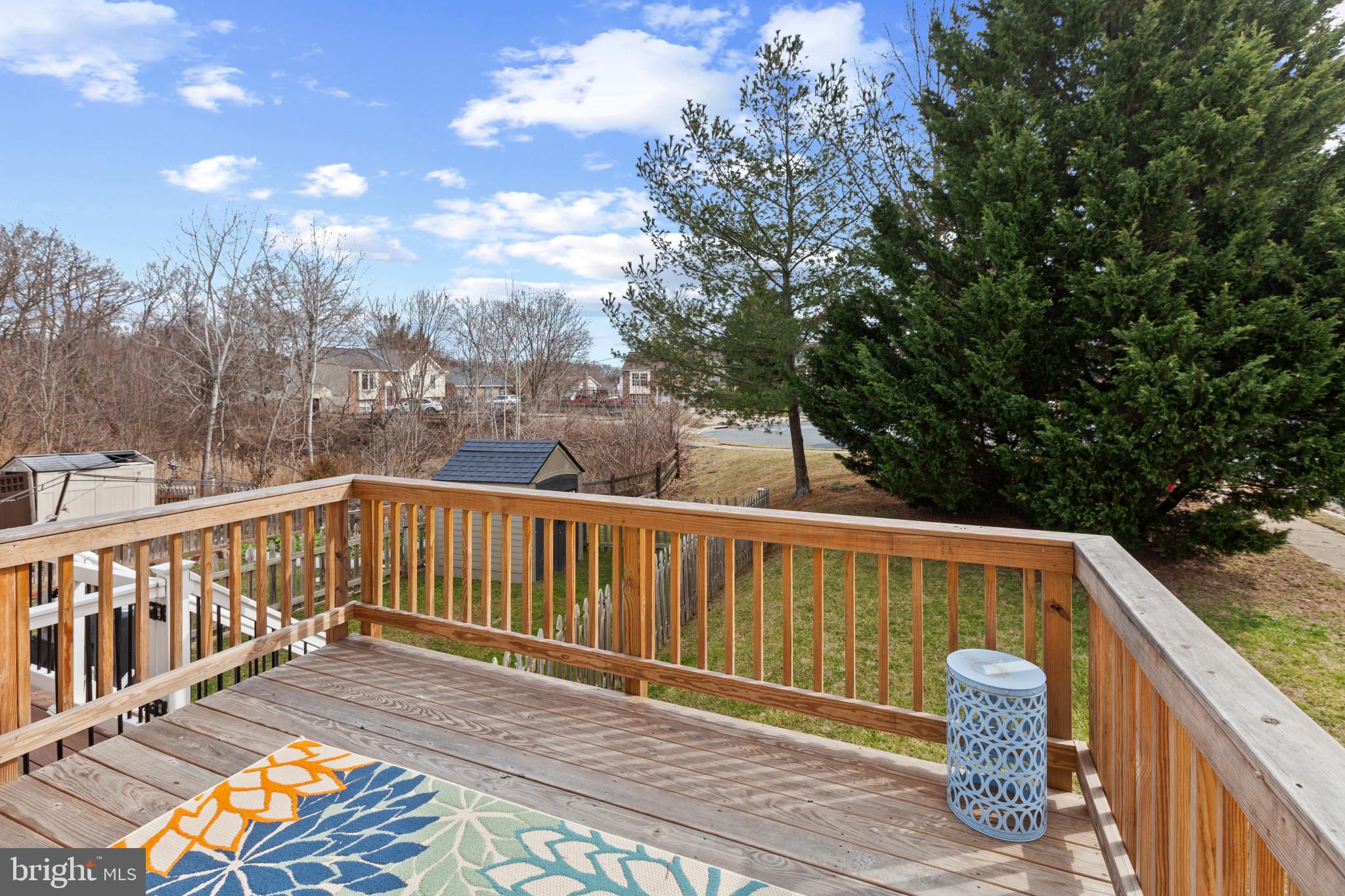15 Tameron Place Rosedale, MD 21237 - Photo 31 of 38 a balcony with wooden floor and outdoor space