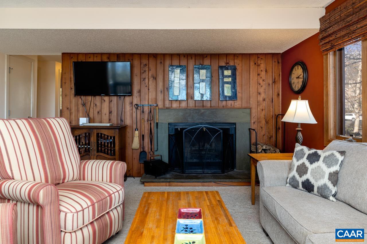 420 3 Ridges Wintergreen, VA 22967 - Photo 7 of 16 a living room with furniture fireplace and flat screen tv