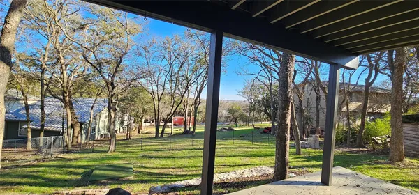 a view of a roof deck