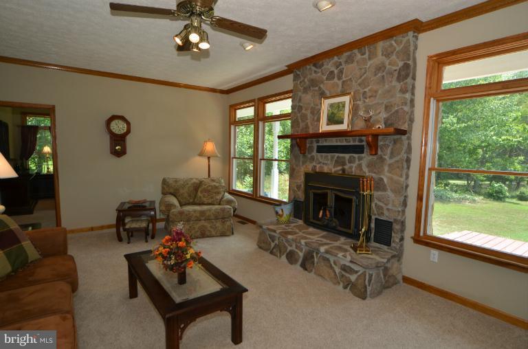 11034 Lucks Road Bumpass, VA 23024 - Photo 15 of 30 The family room also has a stone fireplace.