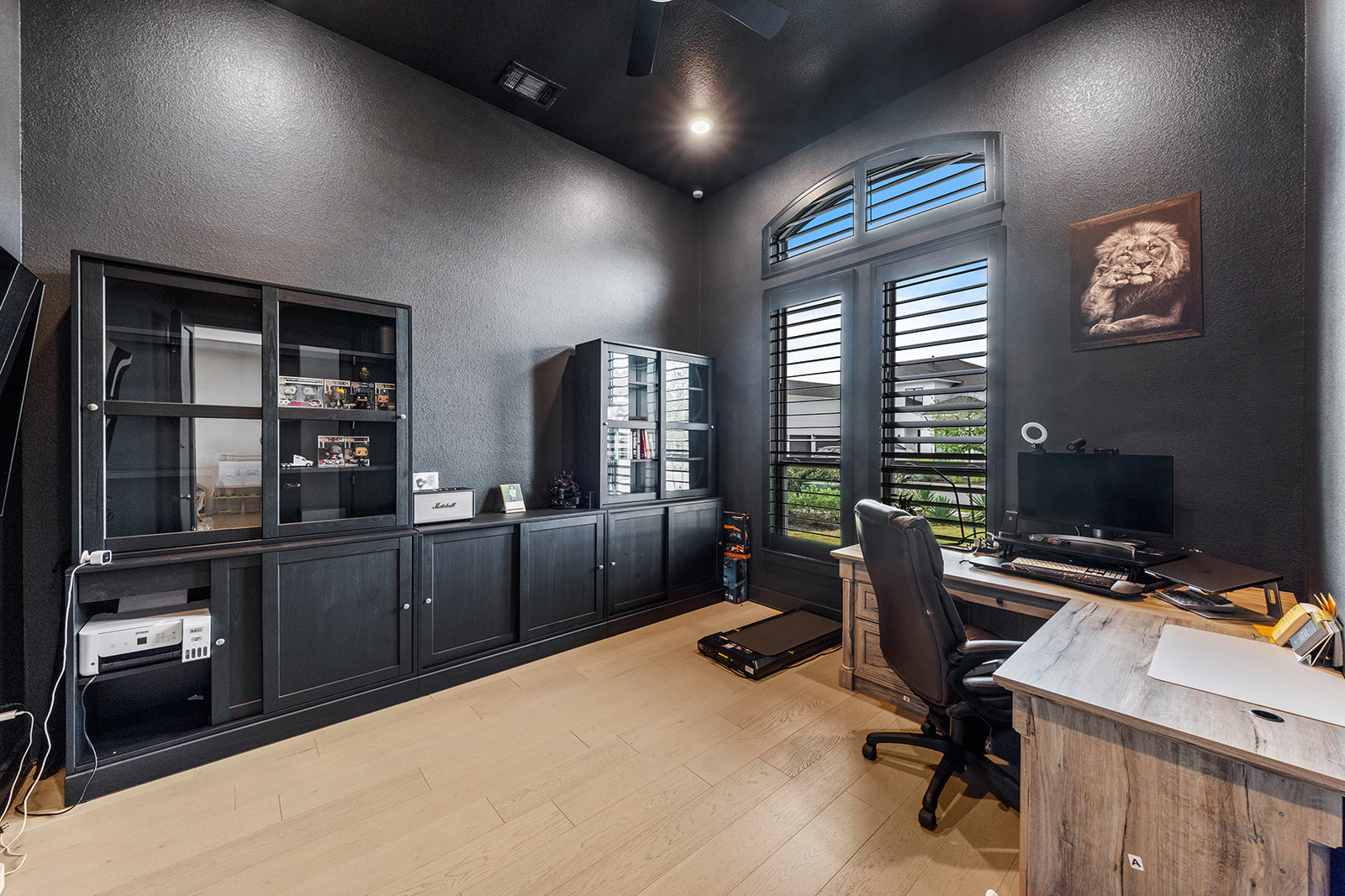 2905 Canto Trace Leander, TX 78641 - Photo 22 of 40 a view of a workspace with furniture and window