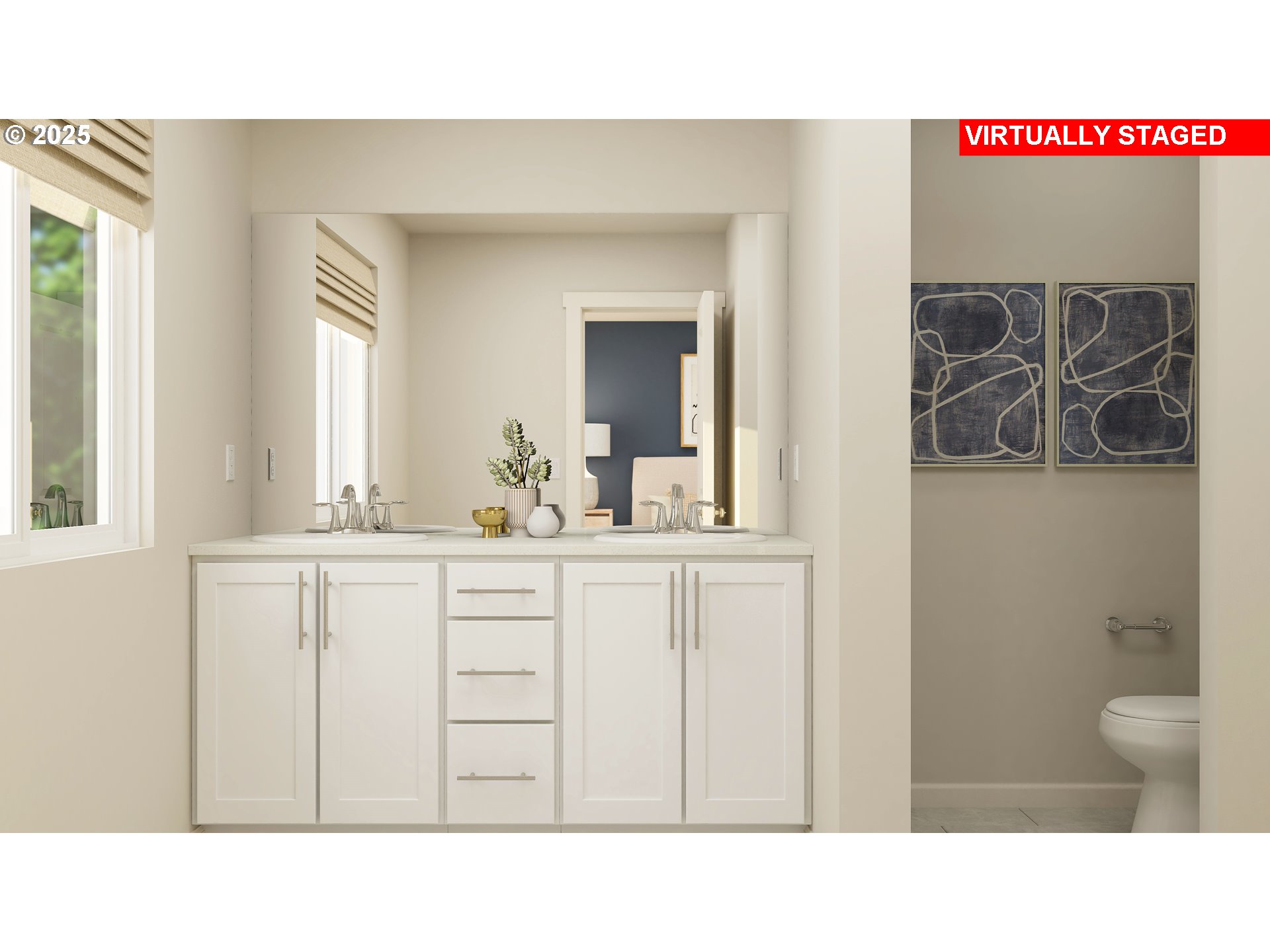 720 Pickering Lane Woodburn, OR 97071 - Photo 13 of 23 a bathroom with a sink a toilet and a mirror