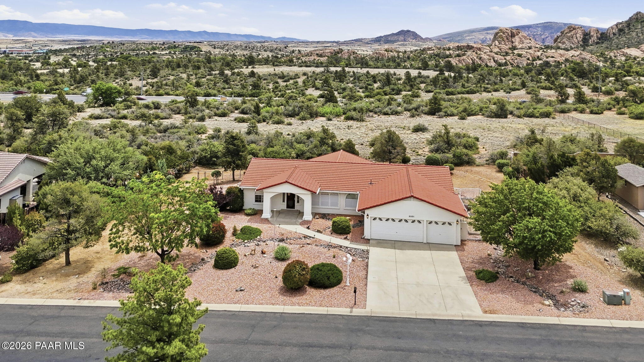 5801 North Honeysuckle Road Prescott, AZ 86305 - Photo 3 of 45 3-Aerial Front 2