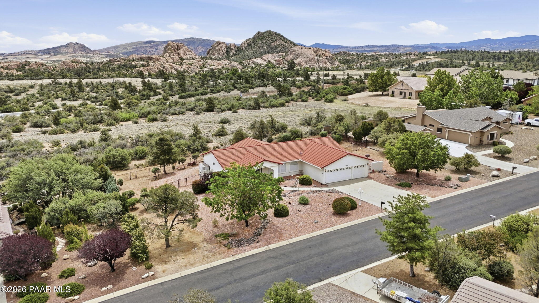 5801 North Honeysuckle Road Prescott, AZ 86305 - Photo 42 of 45 42-Aerial 1