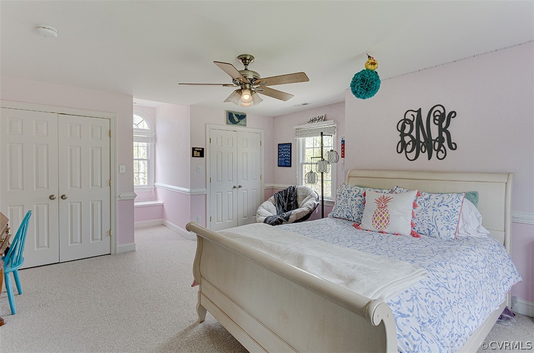 14074 Blunts Bridge Road Ashland, VA 23005 - Photo 33 of 50 Spacious bedroom 3 with two double door closets