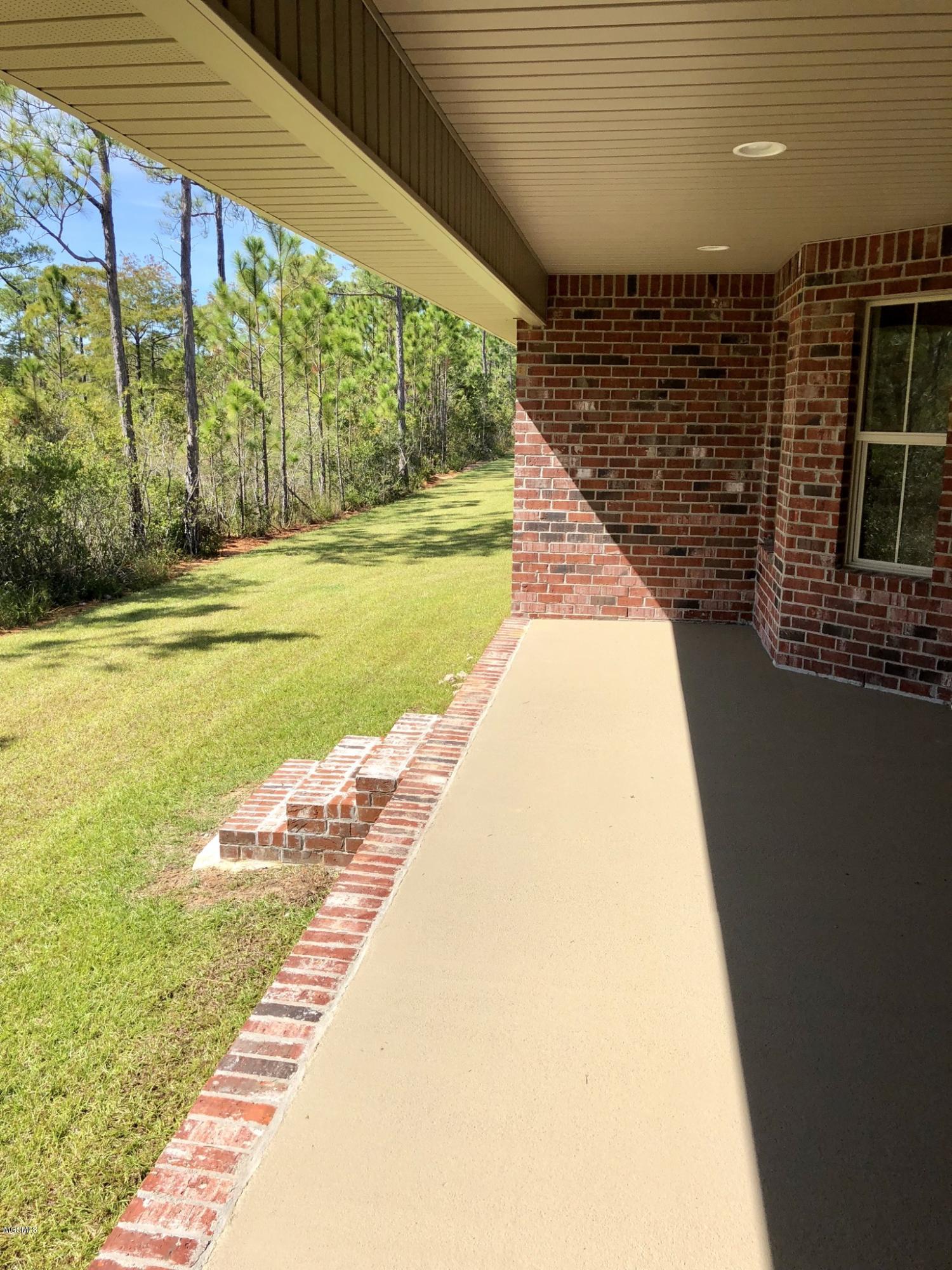 6861 Biddix Evans Road Ocean Springs, MS 39564 - Photo 25 of 50 Large private covered patio
