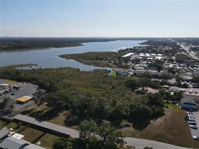 an aerial view of multiple houses