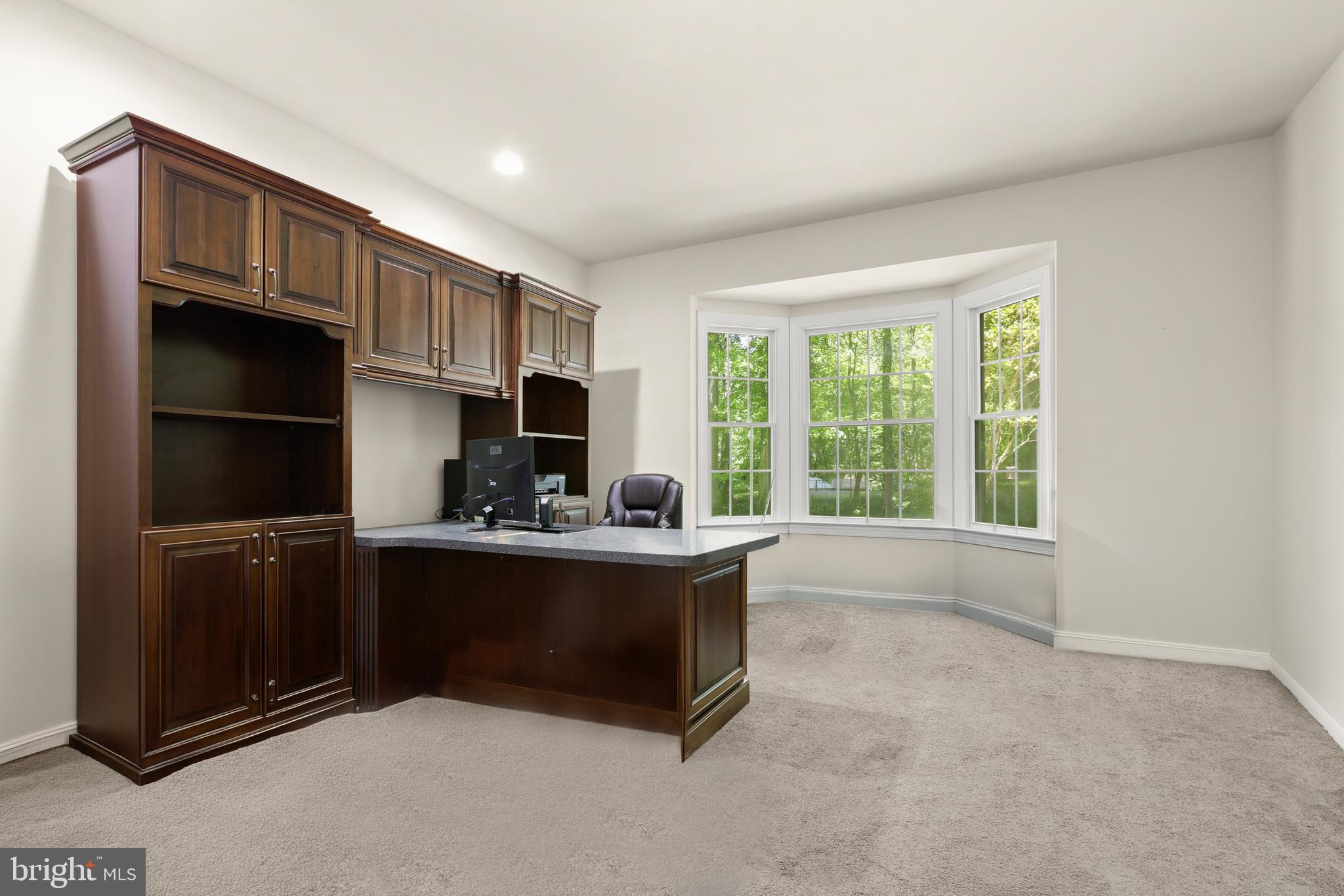 1601 Rushing Stream Court Forest Hill, MD 21050 - Photo 19 of 72 Office with carpet, bay window and recessed lights