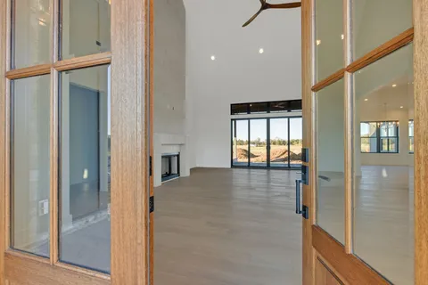 a view of an empty room with window