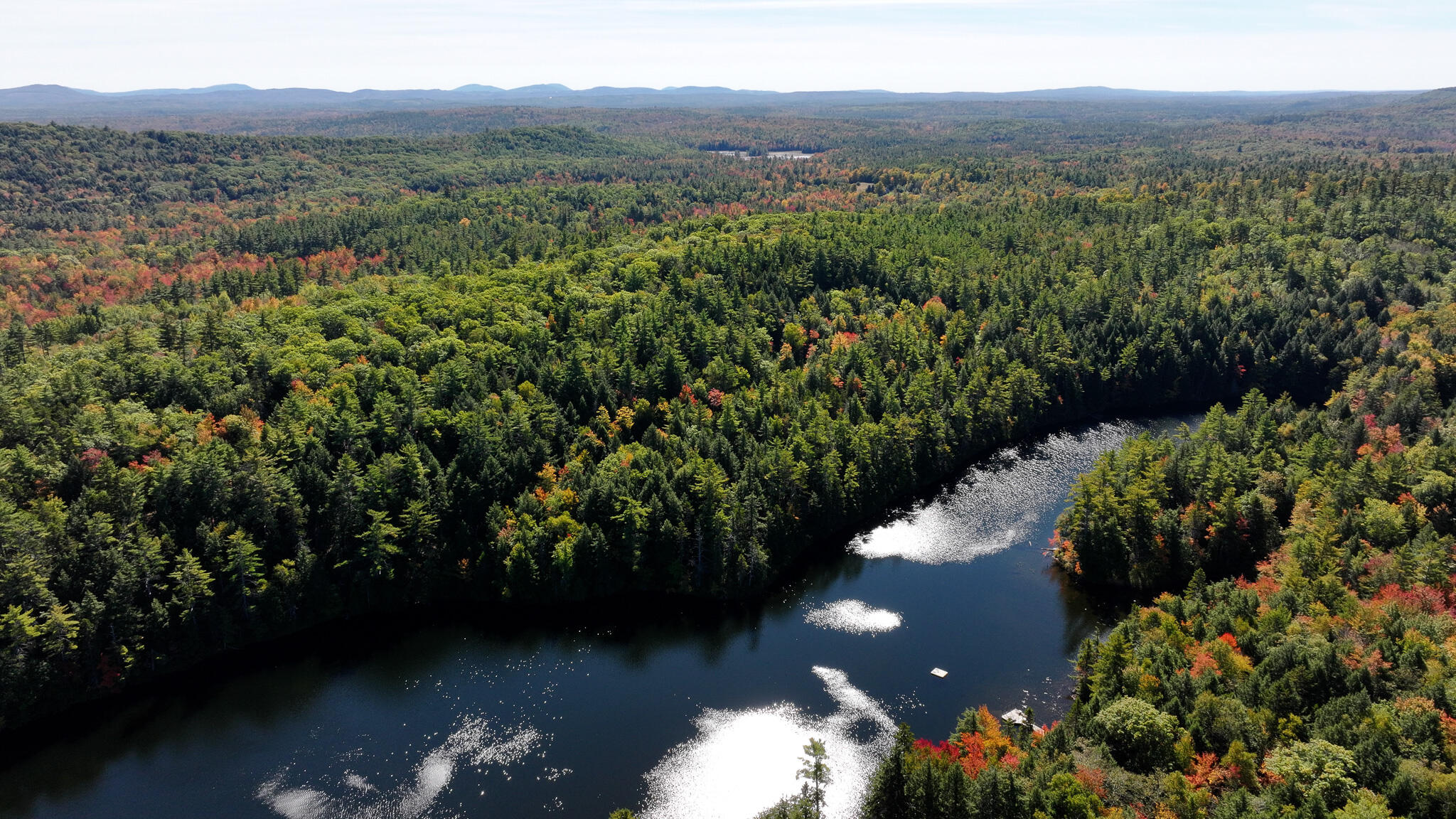 0 Kingdom Road Montville, ME 04941 - Photo 5 of 7 LEDGE POND_DJI_20250930120435_0933_D