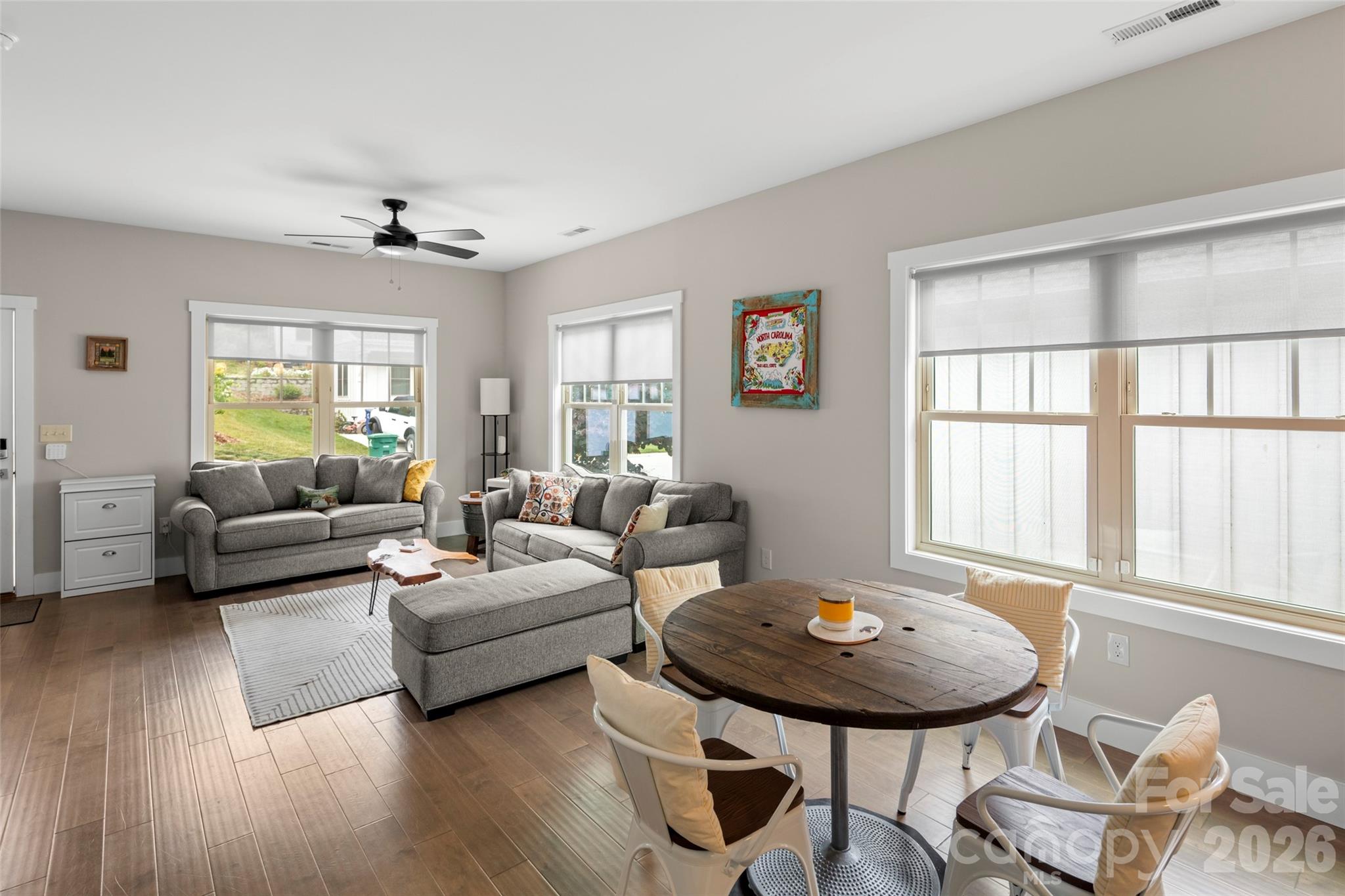 52 Wheeler Road Weaverville, NC 28787 - Photo 7 of 21 a living room with furniture and a large window