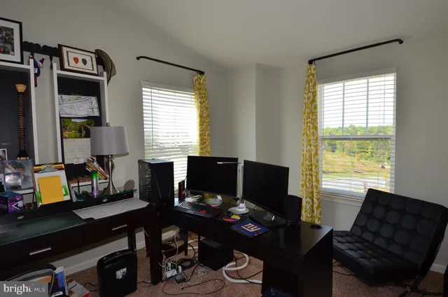 a view of a workspace with a window