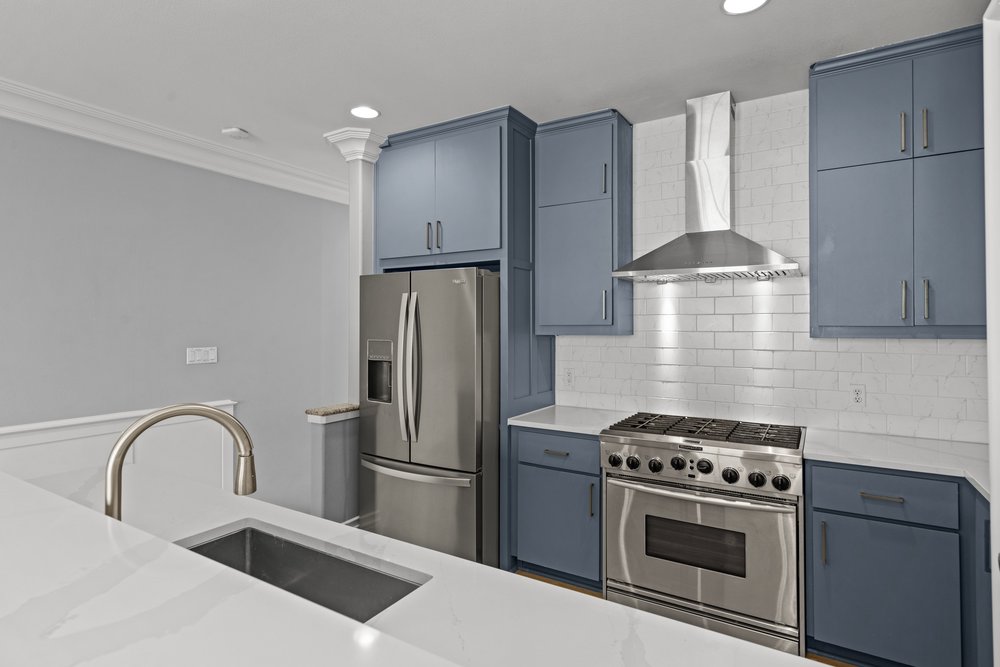 1609 Hartford Road, Unit A Austin, TX 78703 - Photo 23 of 39 Culinary creations come to life in this kitchen, featuring stainless steel appliances and plentiful cabinet space.