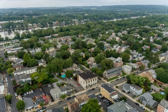 an aerial view of a city with lots of residential buildings